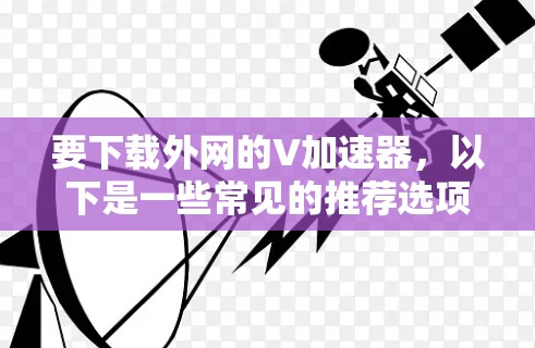 要下载外网的V加速器,以下是一些常见的推荐选项,帮助您快速找到适合您的工具 要下载外网的V加速器,以下是一些常见的推荐选项,帮助您快速找到适合您的工具