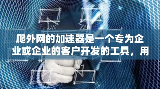 爬外网的加速器是一个专为企业或企业的客户开发的工具，用于快速爬取他们的网站资源，帮助您高效管理项目资源。以下是详细的使用指南和注意事项