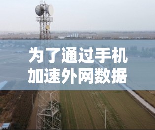 为了通过手机加速外网数据，您可以按照以下步骤操作
