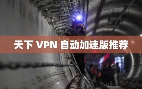 天下 VPN 自动加速版推荐