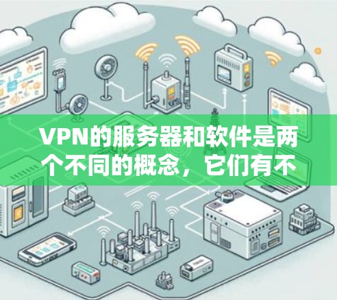 VPN的服务器和软件是两个不同的概念,它们有不同的用途和要求。以下是一些相关的信息 VPN的服务器和软件是两个不同的概念,它们有不同的用途和要求。以下是一些相关的信息
