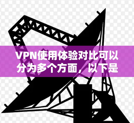 VPN使用体验对比可以分为多个方面,以下是一些主要的对比点 VPN使用体验对比可以分为多个方面,以下是一些主要的对比点