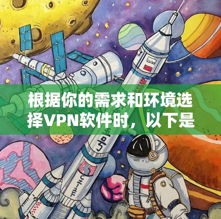 根据你的需求和环境选择VPN软件时，以下是一个清晰的指南